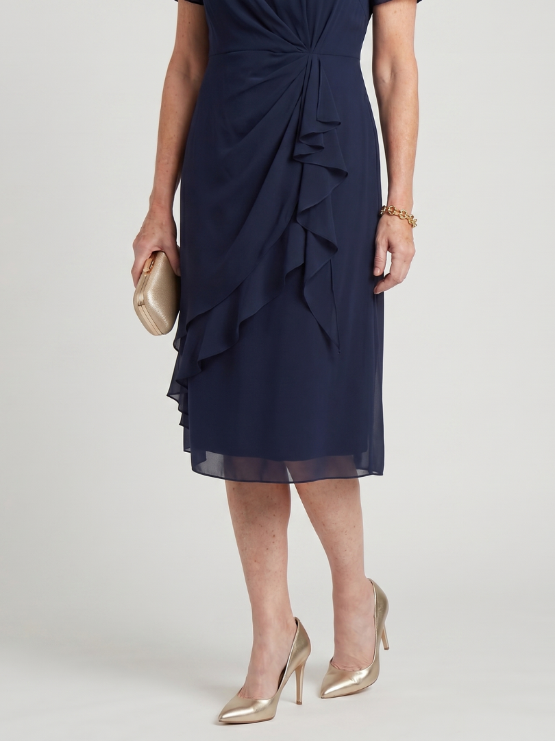 Sara™ | Elegant Draped Dress