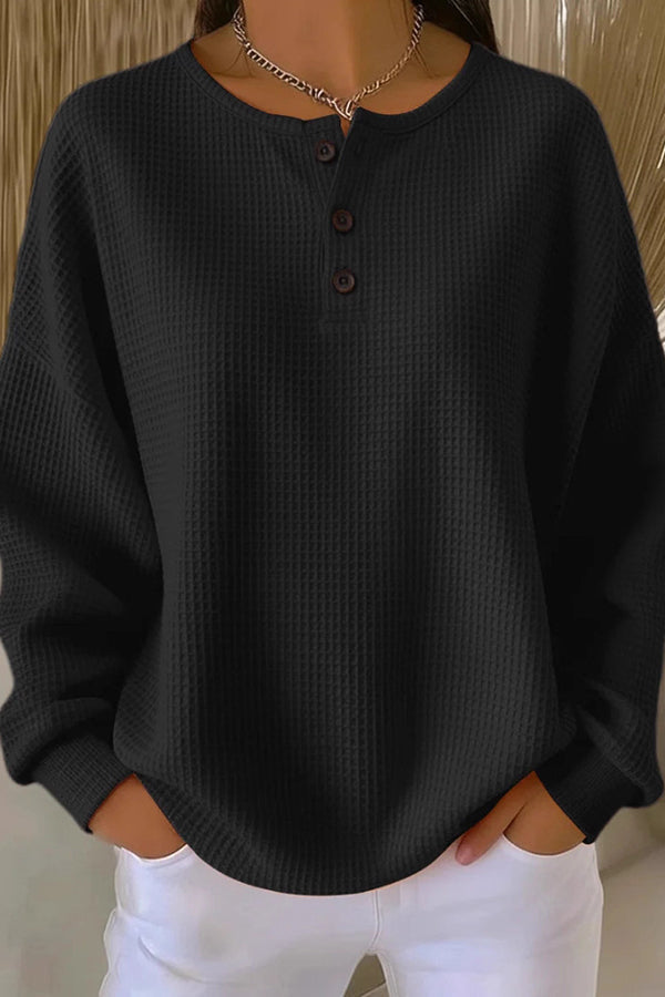 Elwood™ | Loose-Fitting Blouse with Buttons