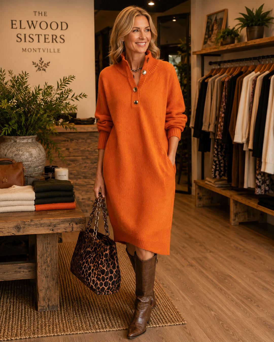 Madalyn™ Cozy Elegant Knit Dress