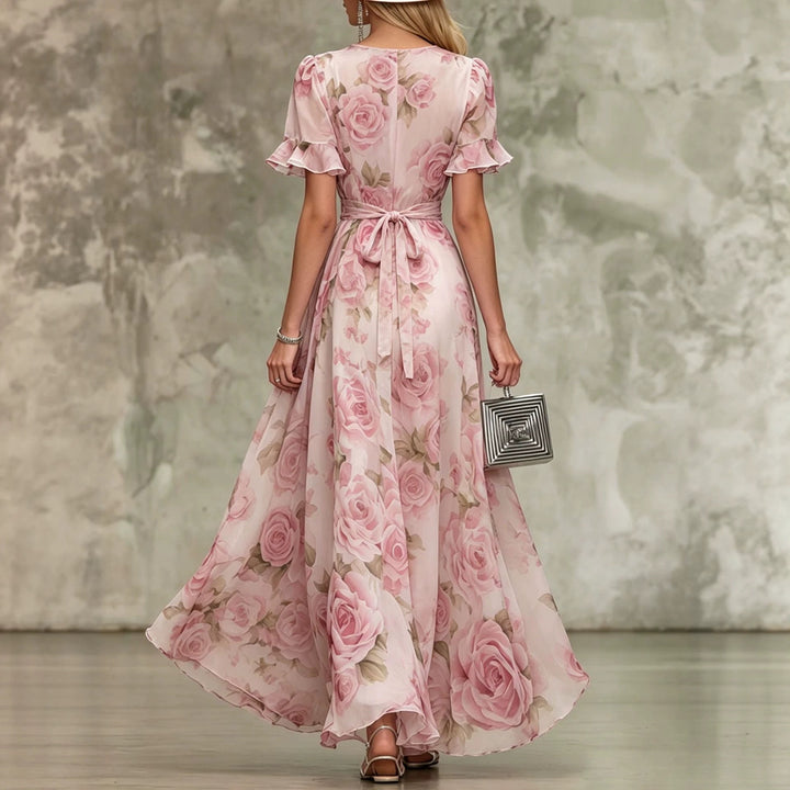 Clara™ | Elegant Floral Maxi Dress
